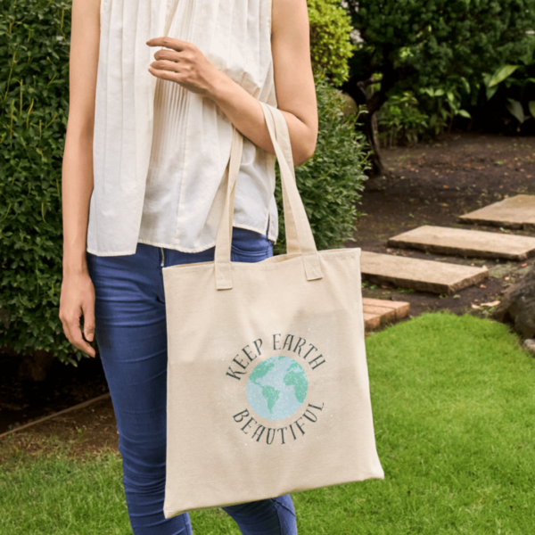 Distressed Earth Tote Bag